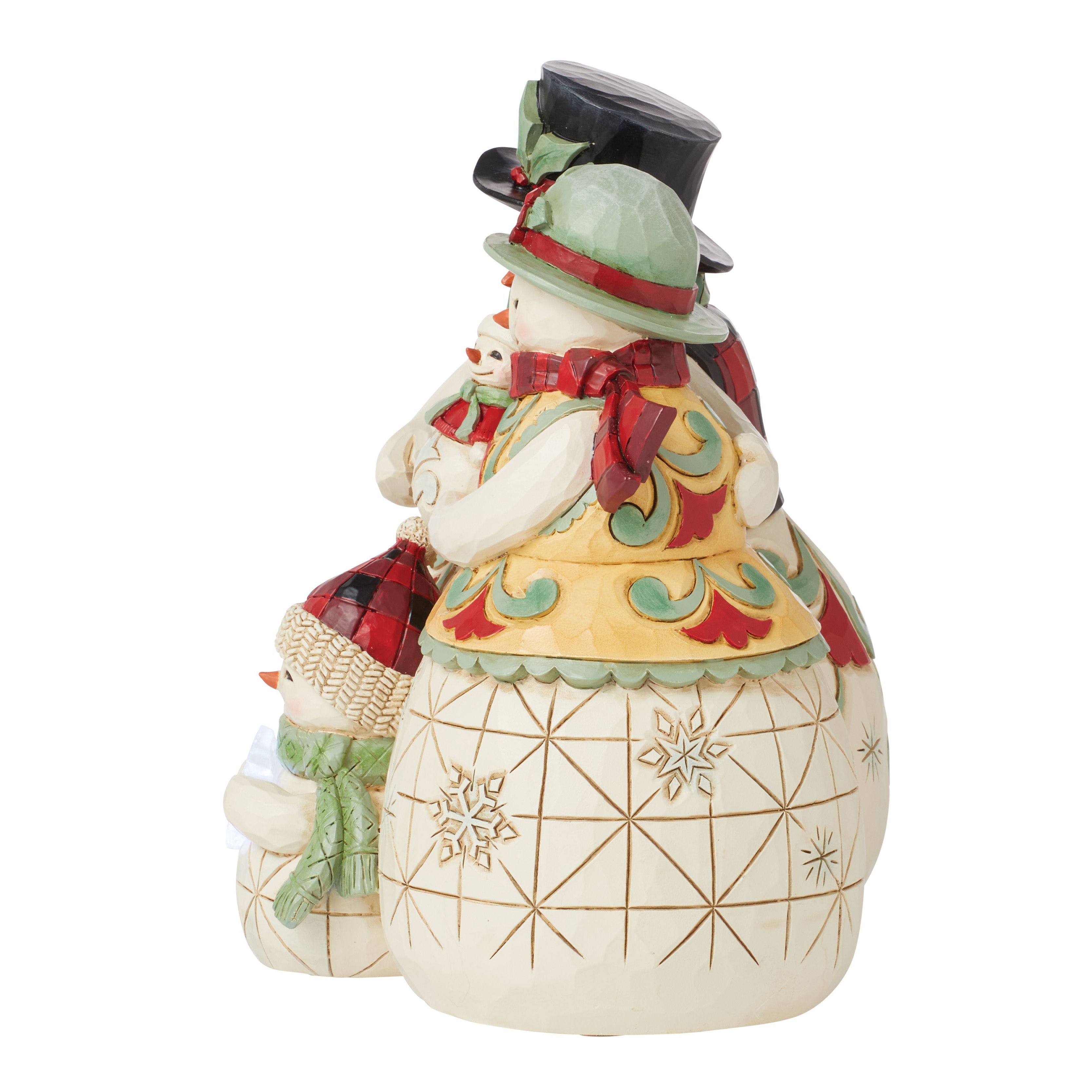 Love Keeps Us Warm Highland Glen Snowman Family