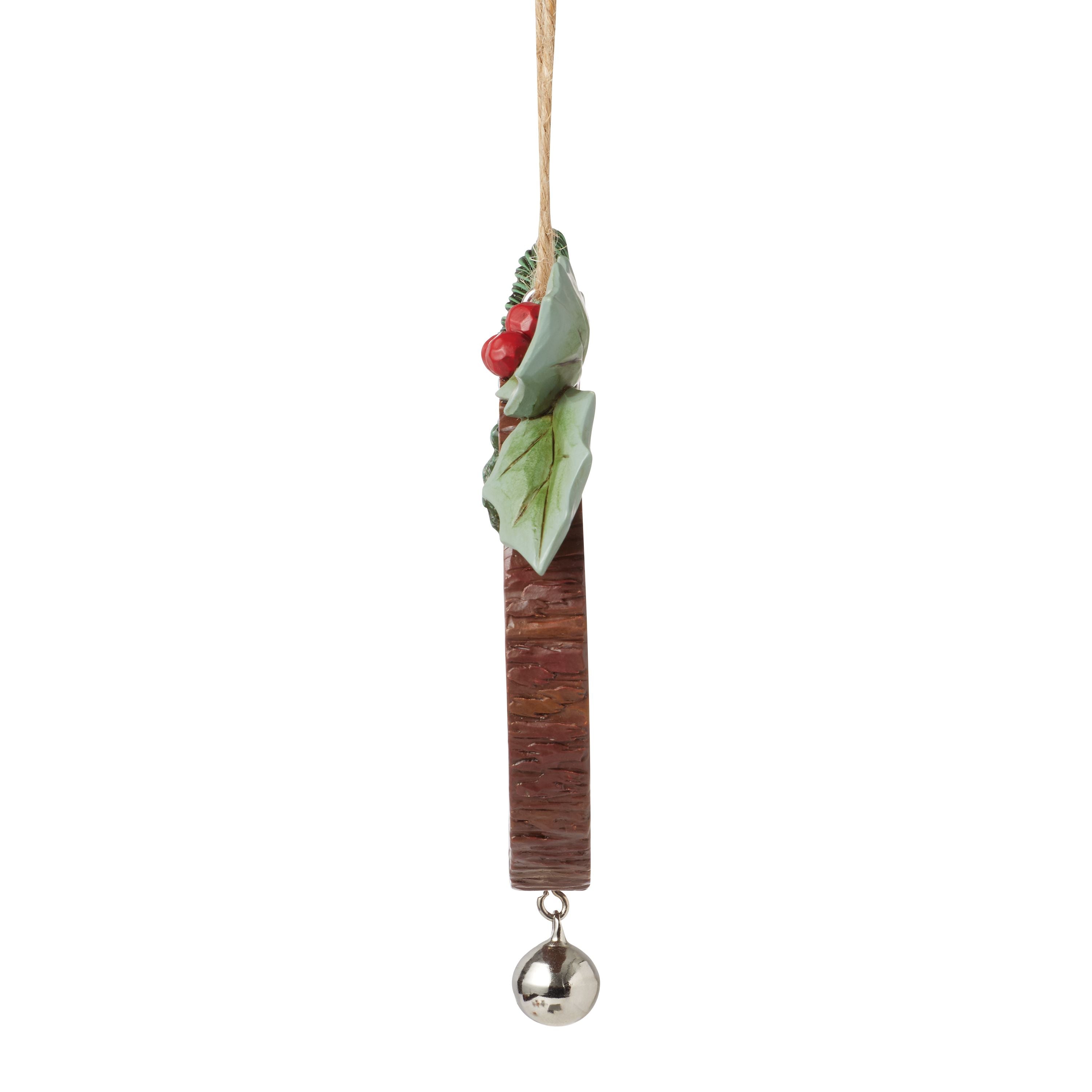 Highland Glen Woods with Cabin and Snowman Ornament