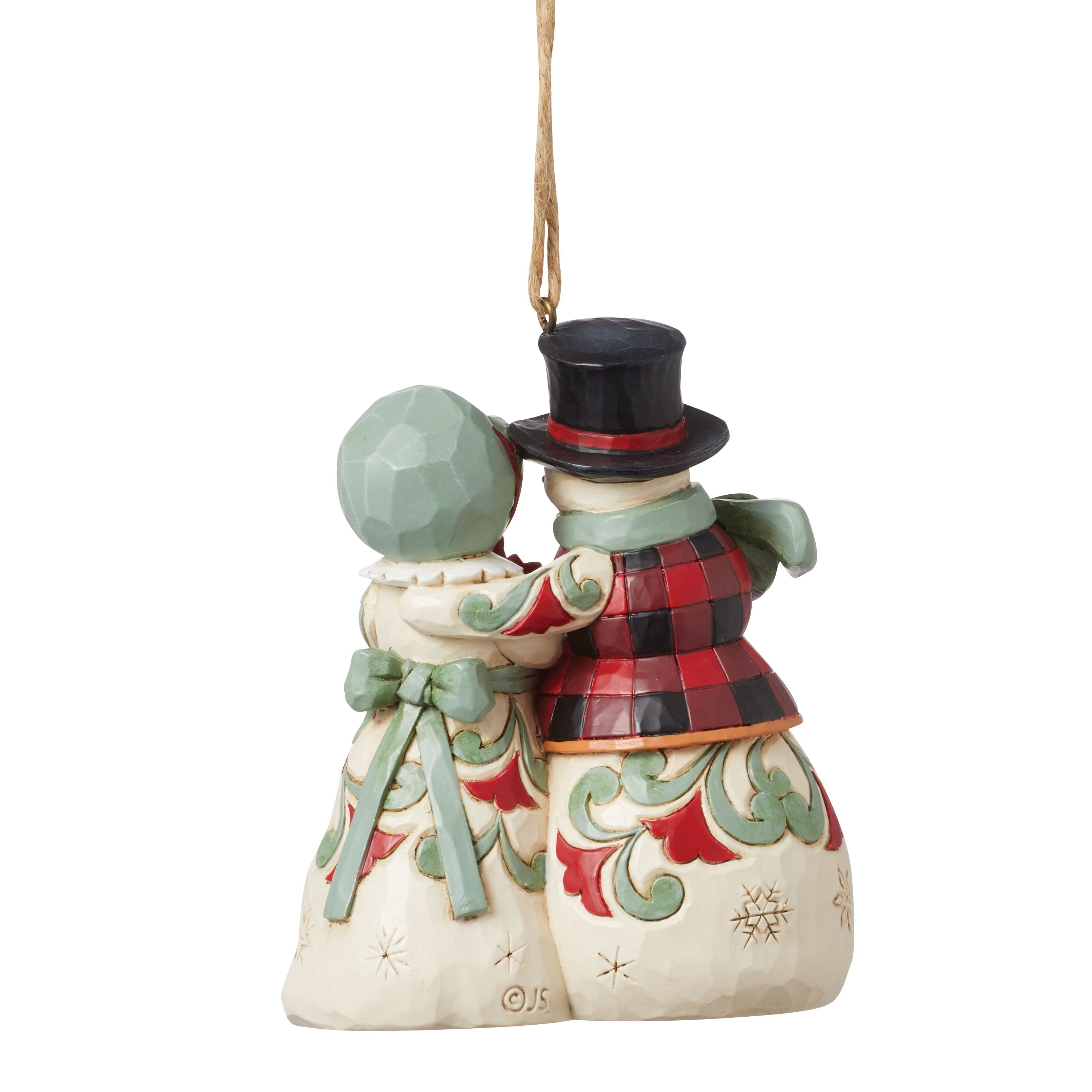 Highland Glen Mr and Mrs Snowman Ornament