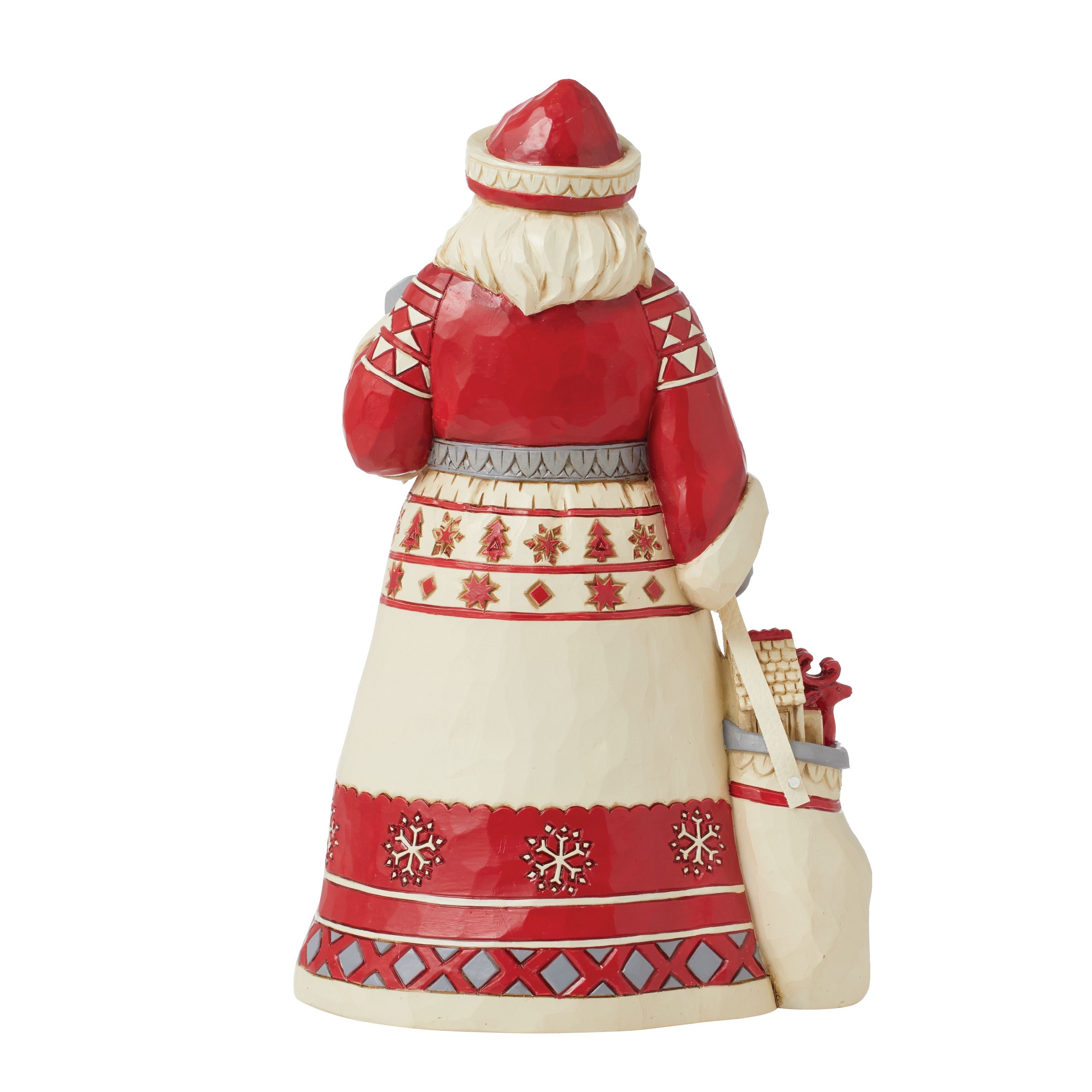 There's Magic In Believing Nordic Noel Santa with Bag