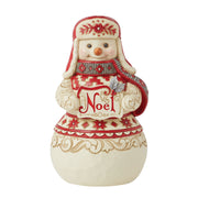 Signs of Christmas Nordic Noel Snowman with Noel Sign