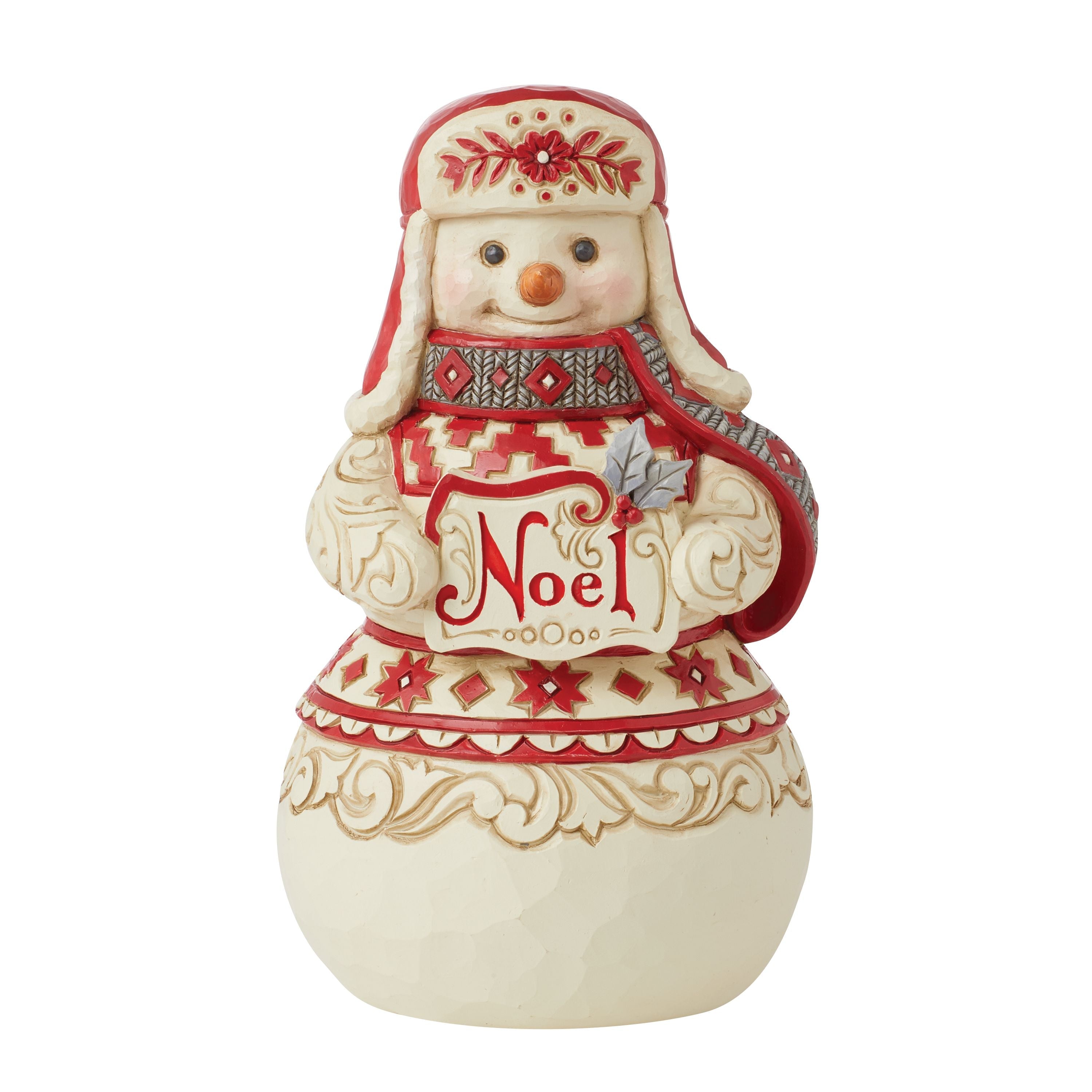 Signs of Christmas Nordic Noel Snowman with Noel Sign