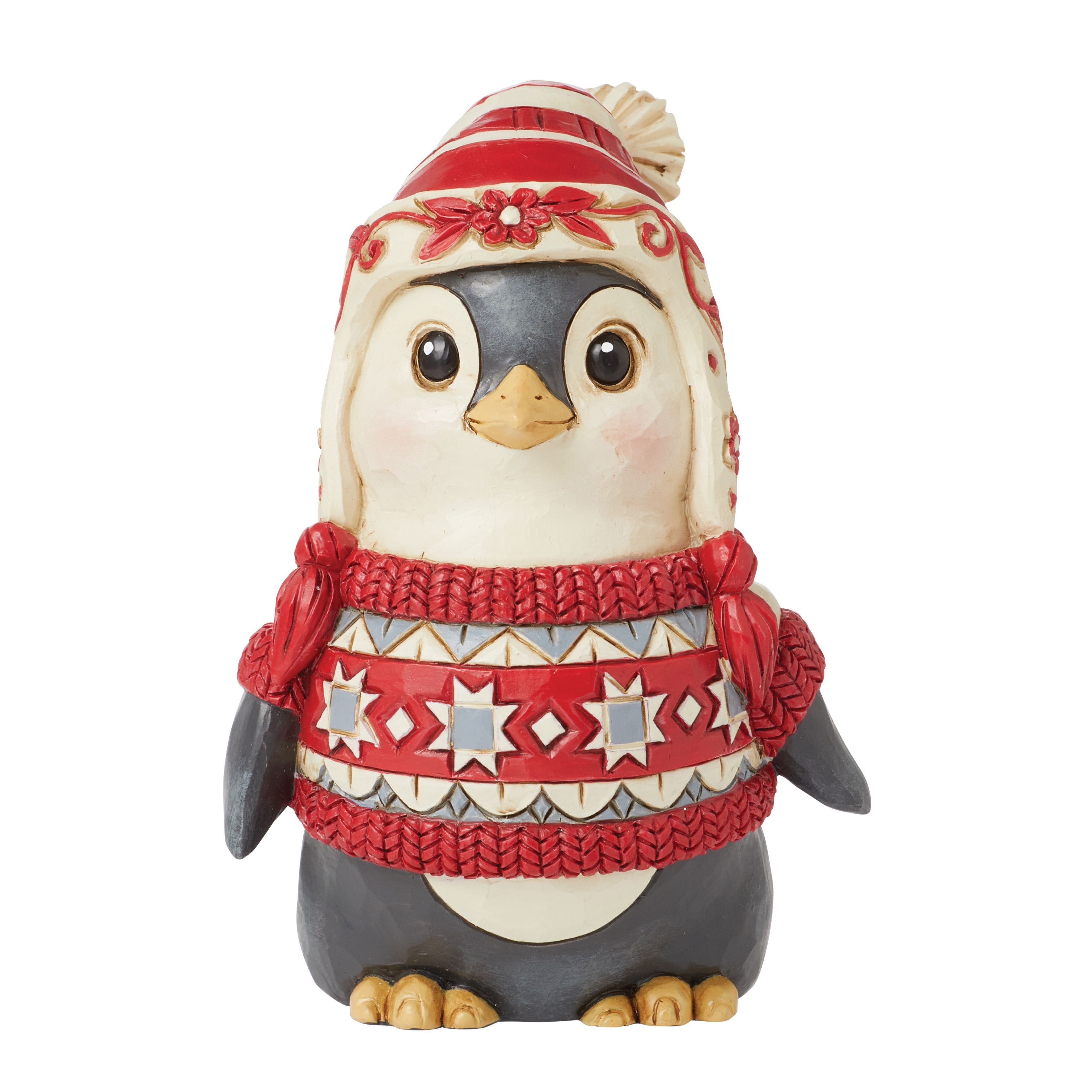 Jolly Good Fella Nordic Noel Penguin in Sweater