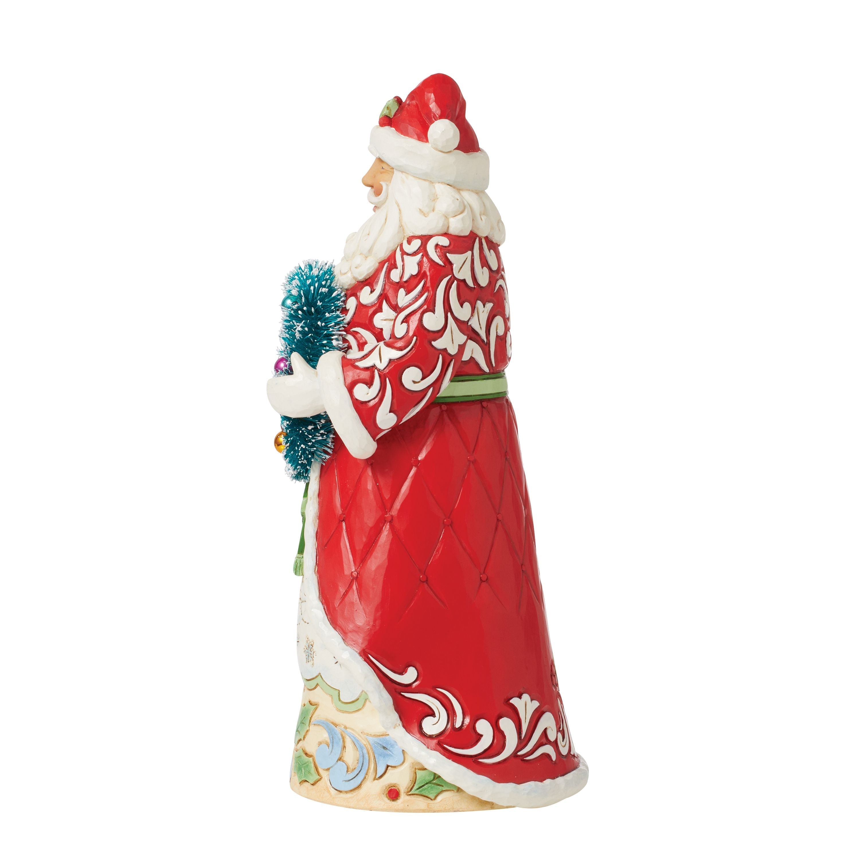 Just Winter-ful! Santa With Sisal Wreath