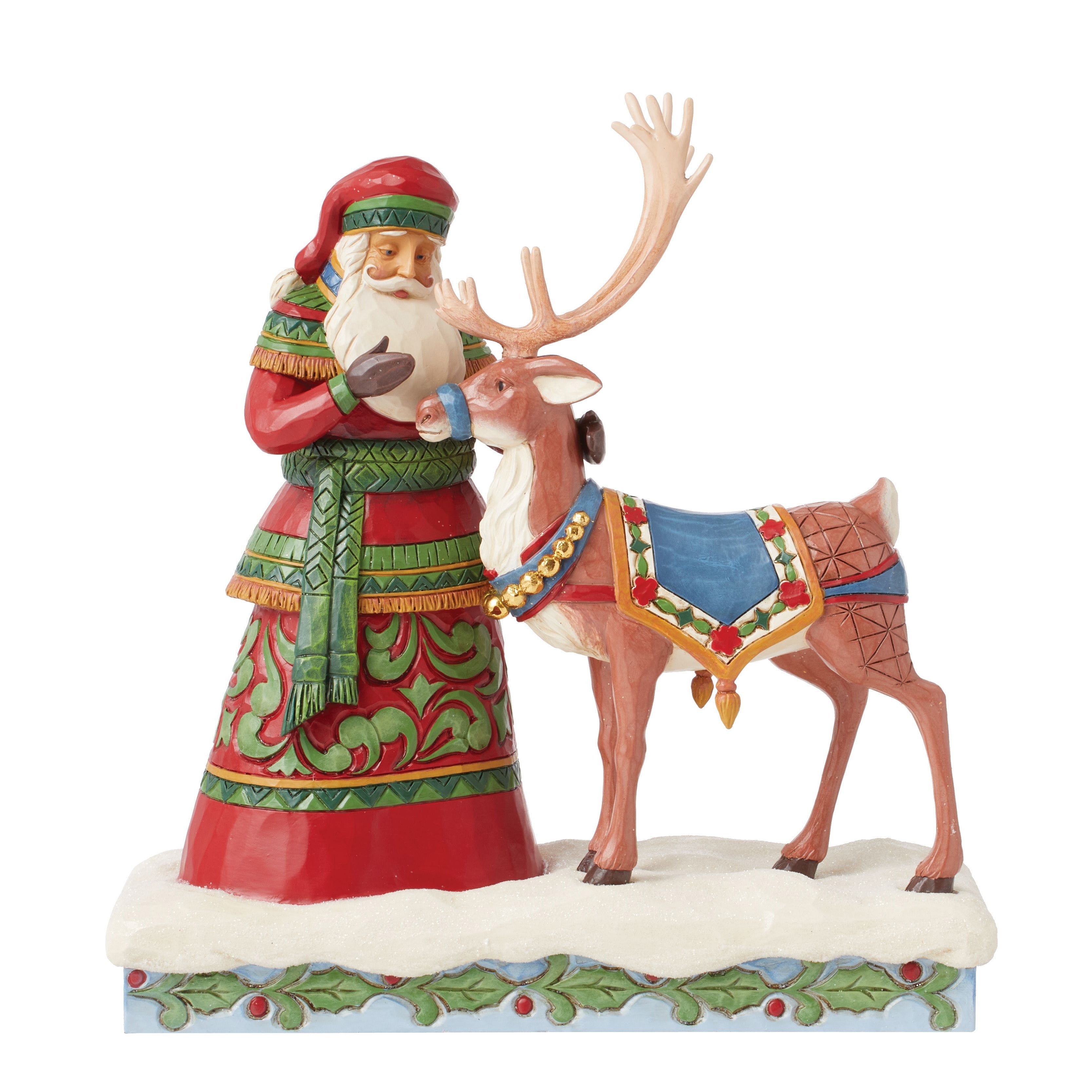My Deer Helper Laplander Santa Collection Figurine