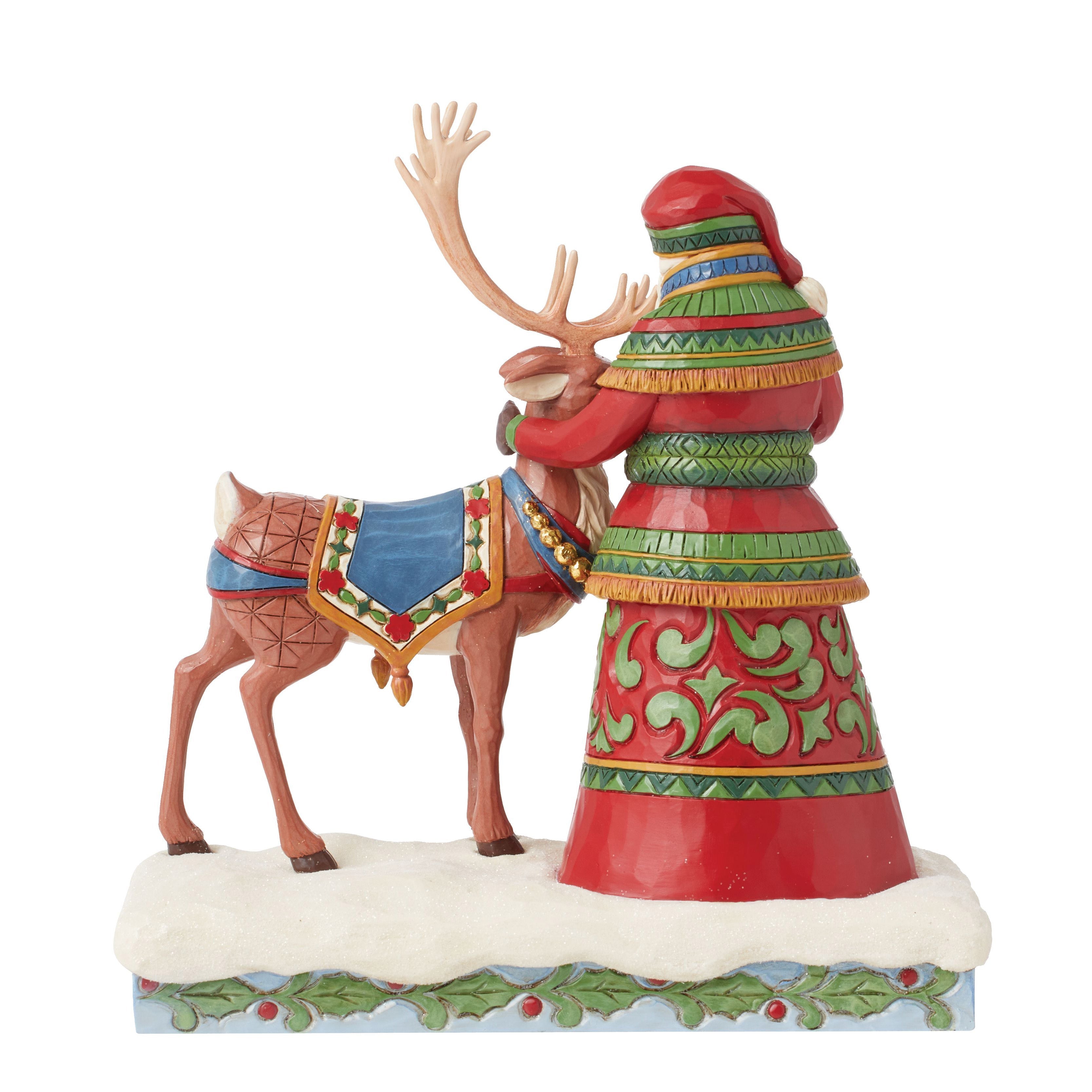 My Deer Helper Laplander Santa Collection Figurine
