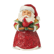 Santa With Cardinal Mini