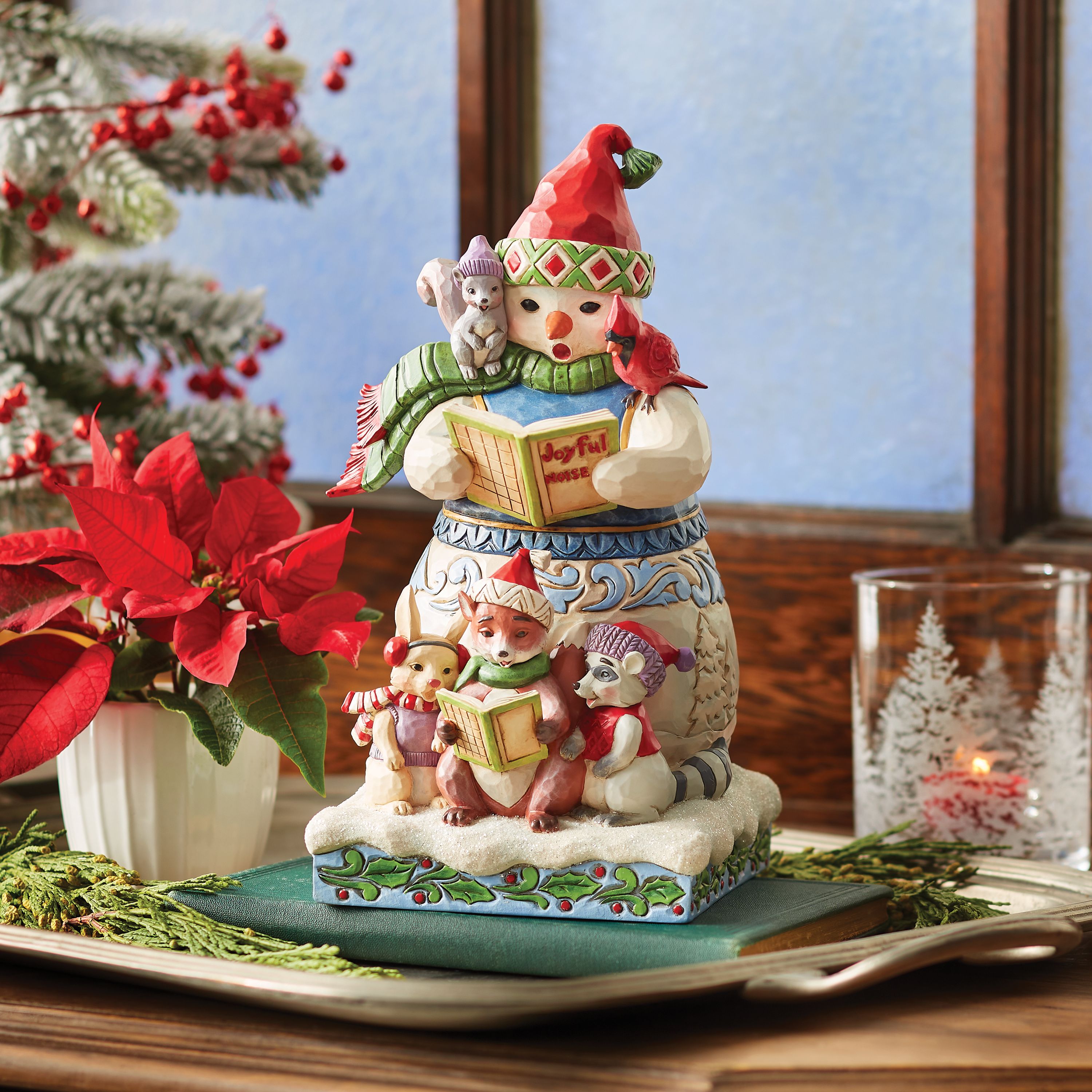 Snow Wonder Snowman & Animals Caroling