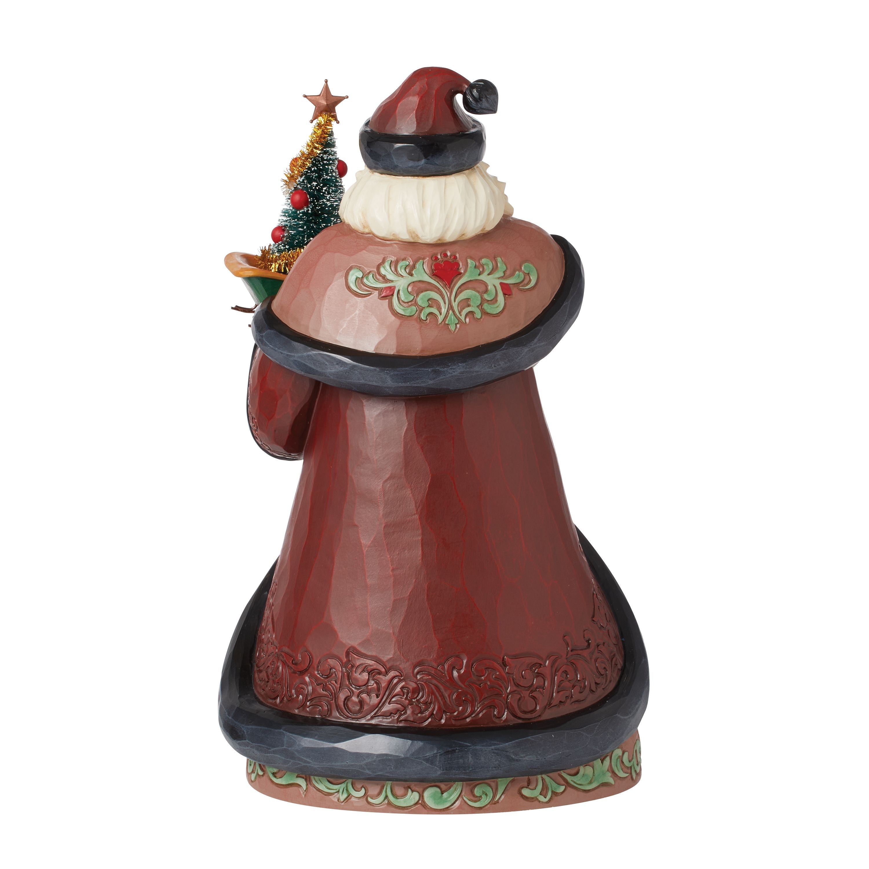 Yuletide Wonder Holiday Manor Santa with Sled