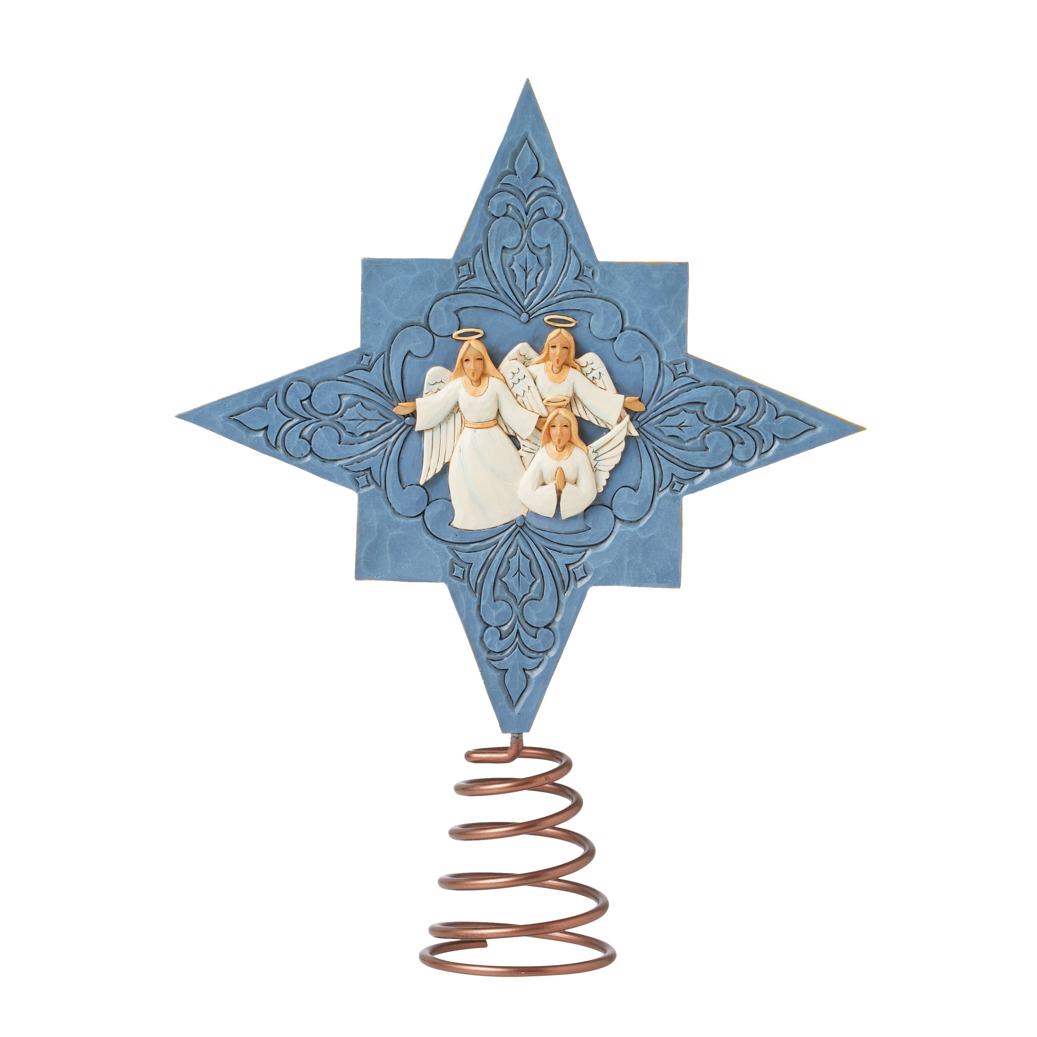 Holiday Manor Nativity Holy Family Star Tree Topper