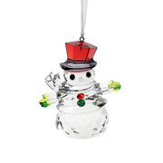 Facets Christmas Snowman Ornament