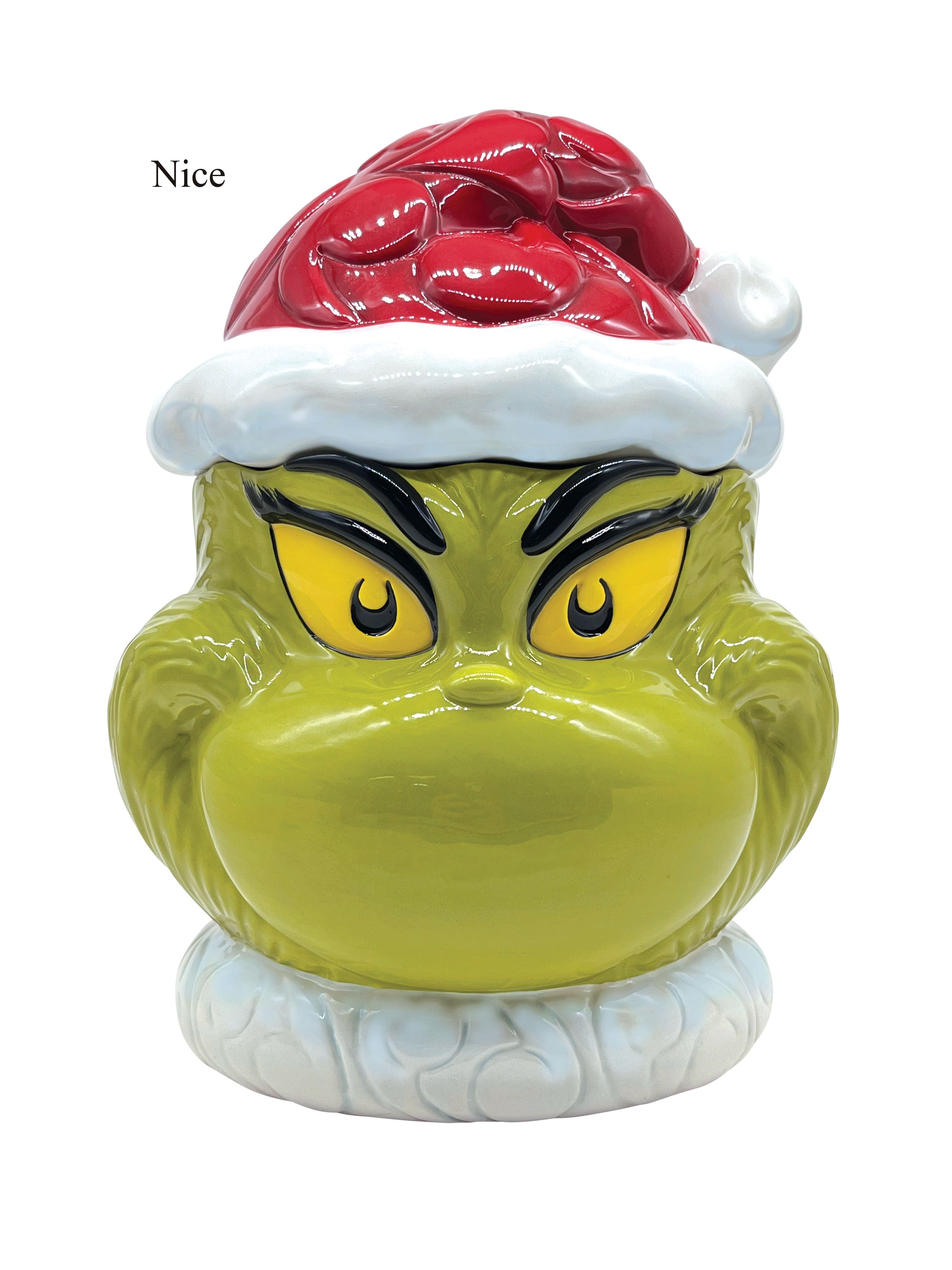 Grinch Cookie Jar Naughty and Nice