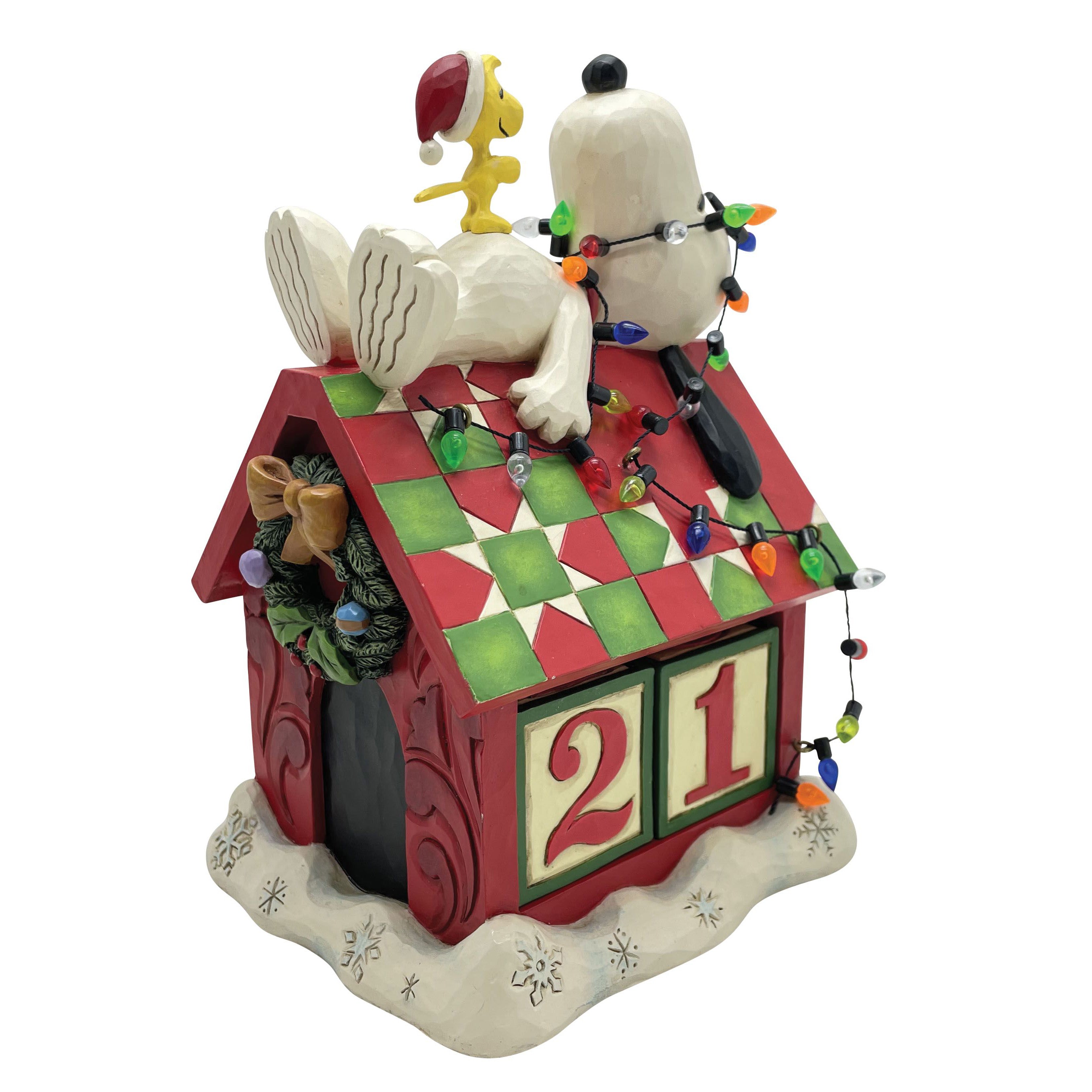 Snoopy & Woodstock's Christmas Countdown Calendar Doghouse