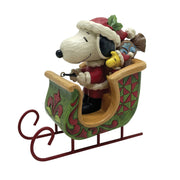 Snoopy & Woodstock in Sleigh