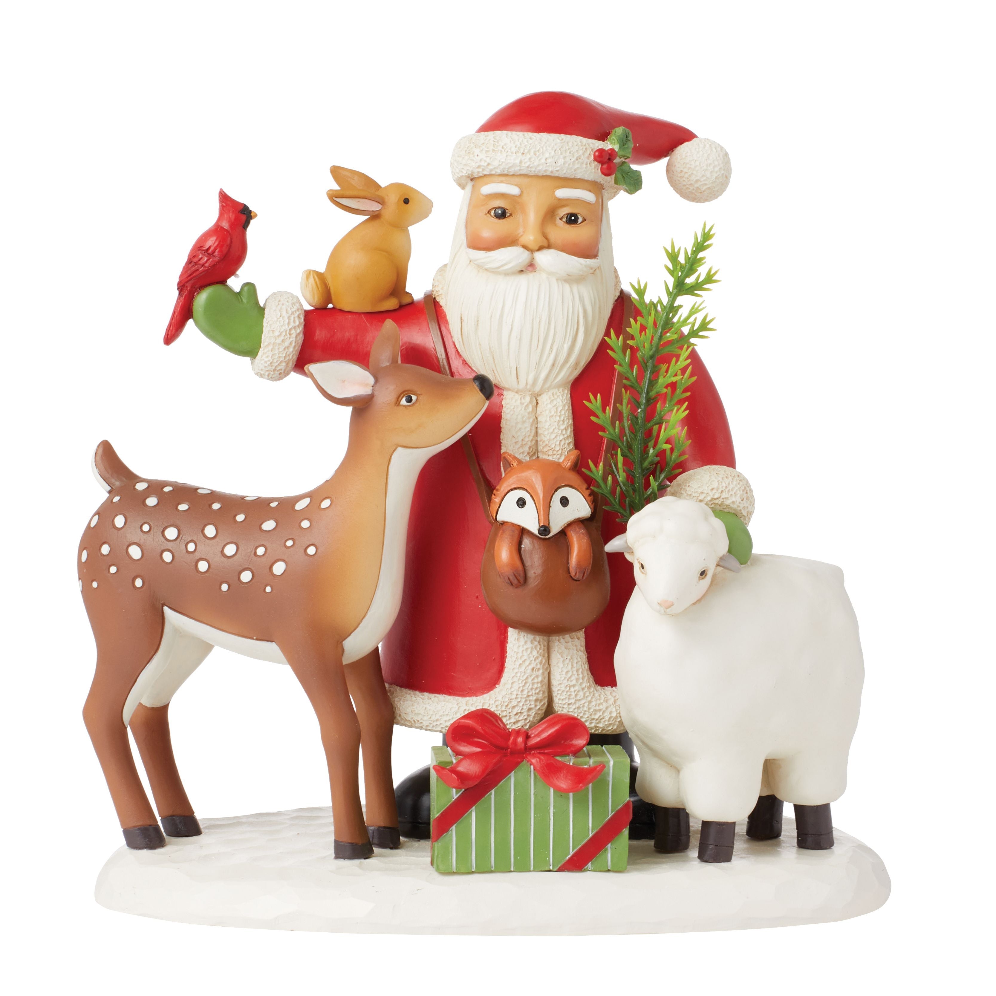 Art Gallery Sweet Forest Friends Santa by Karla Dornacher