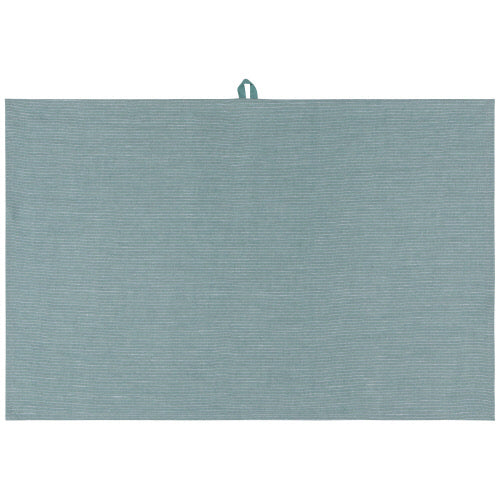 Pinstripe Linen Dishtowel Lagoon
