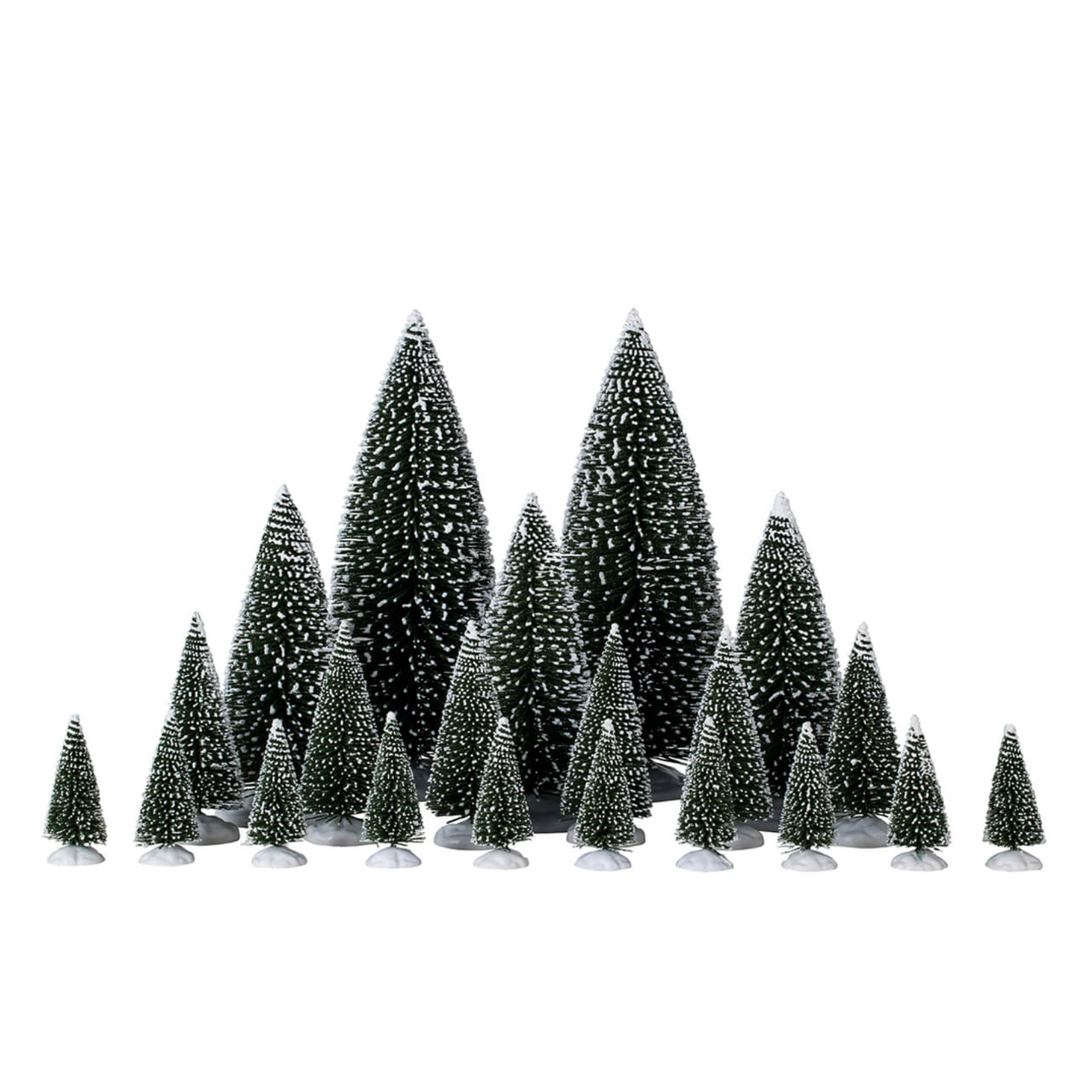 Assorted Pine Trees Set of 21