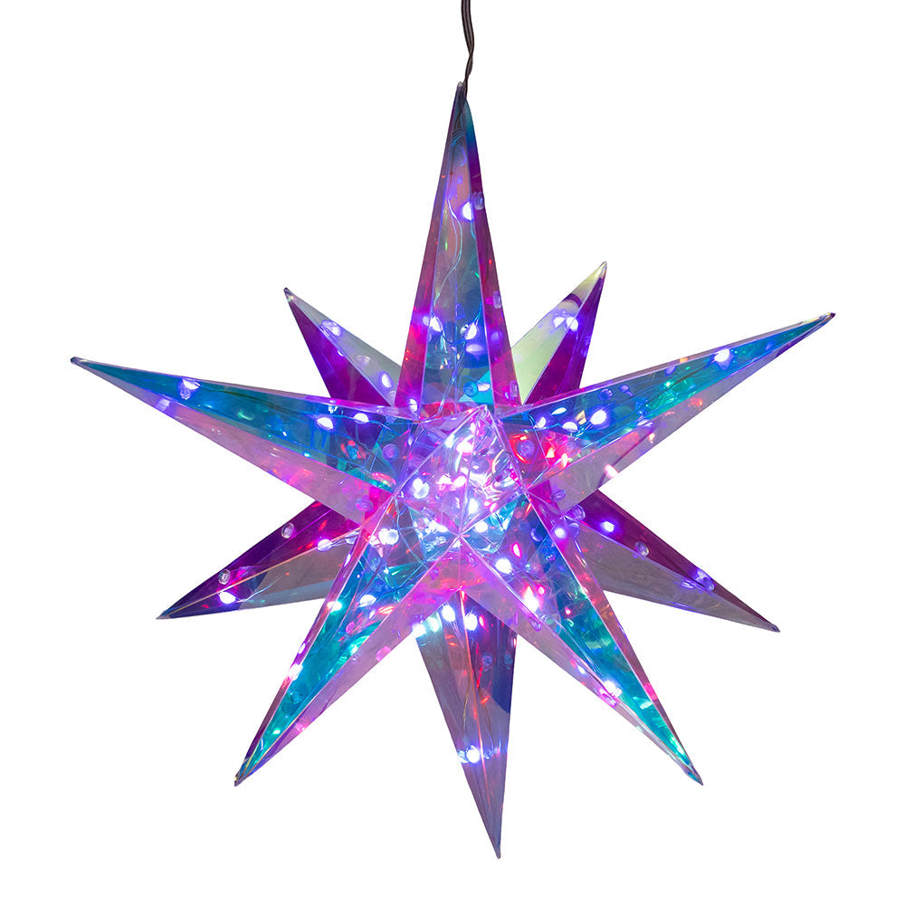 Prism 40-Light RGB LED Holographic Starburst 13.25"
