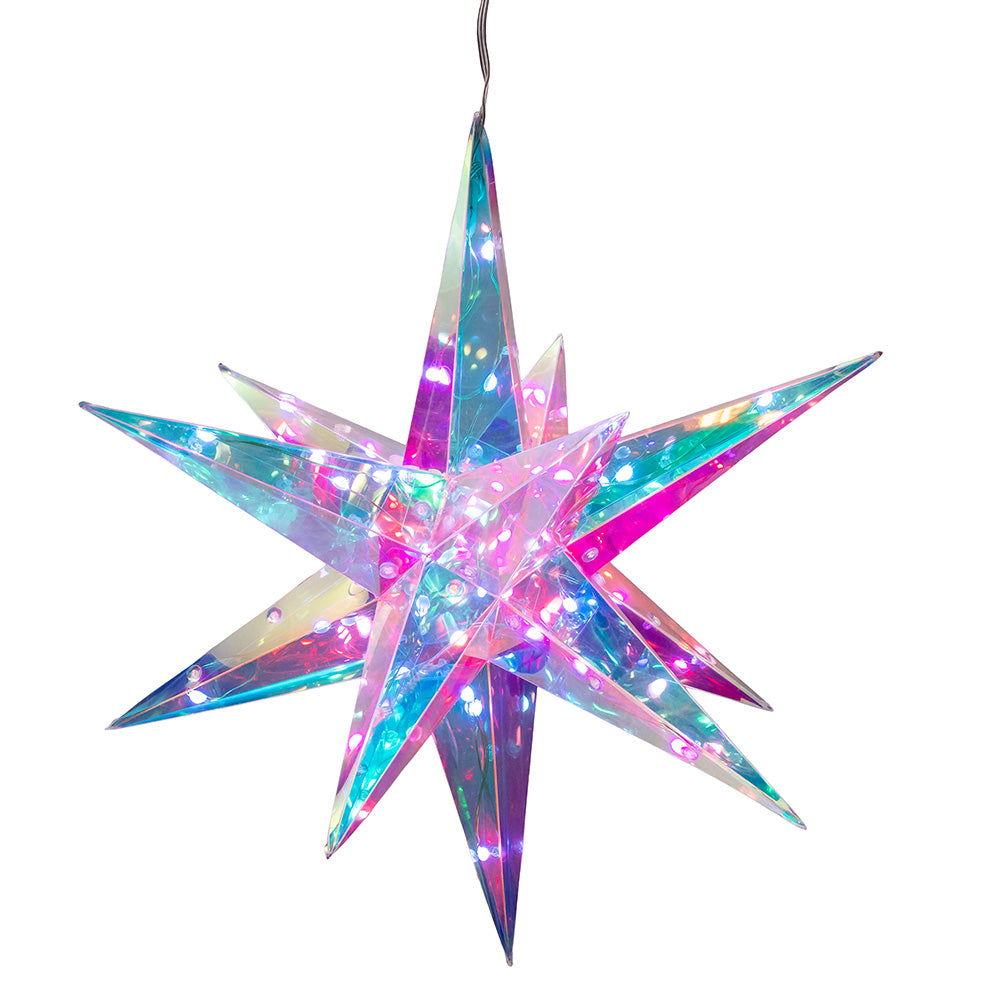 Prism 40-Light RGB LED Holographic Starburst 13.25"