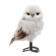 Gray and White Owl Ornament 7.85"