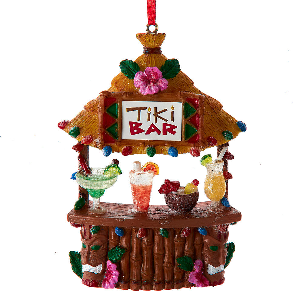 2-Sided Tiki Bar Ornament 4"