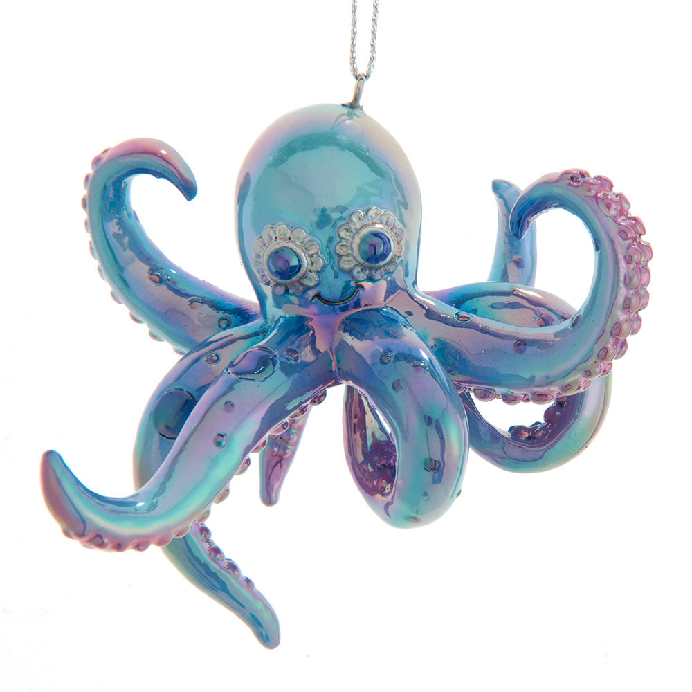 Colorful Octopus Ornament 4"