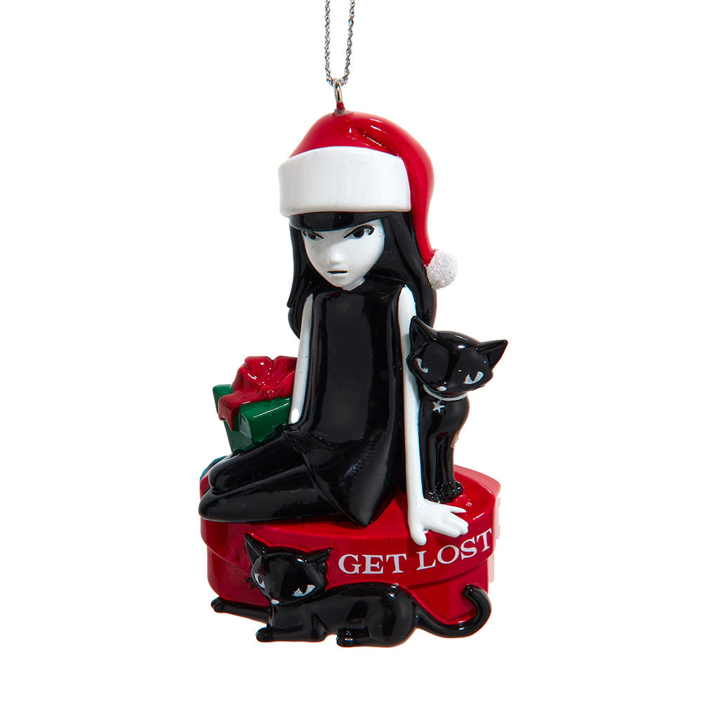 Emily The Strange Personalizable Ornament 3.125"