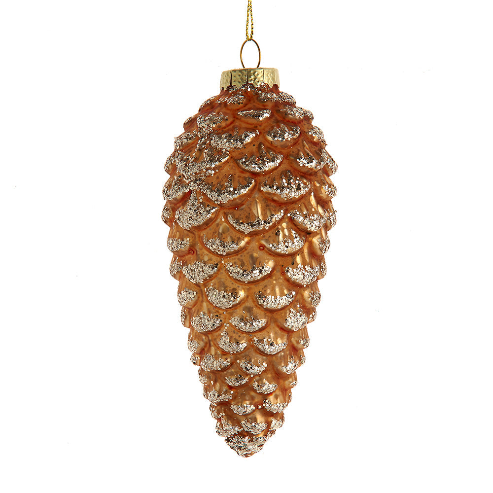 Gold Rustic Modern Pinecone 5.25"