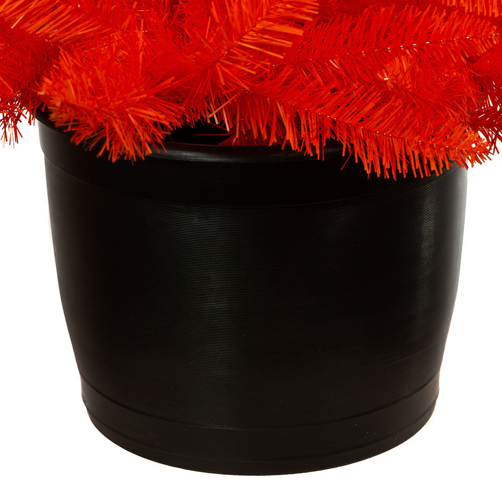 Hallowe's Eve Orange Potted Tree 4.5"