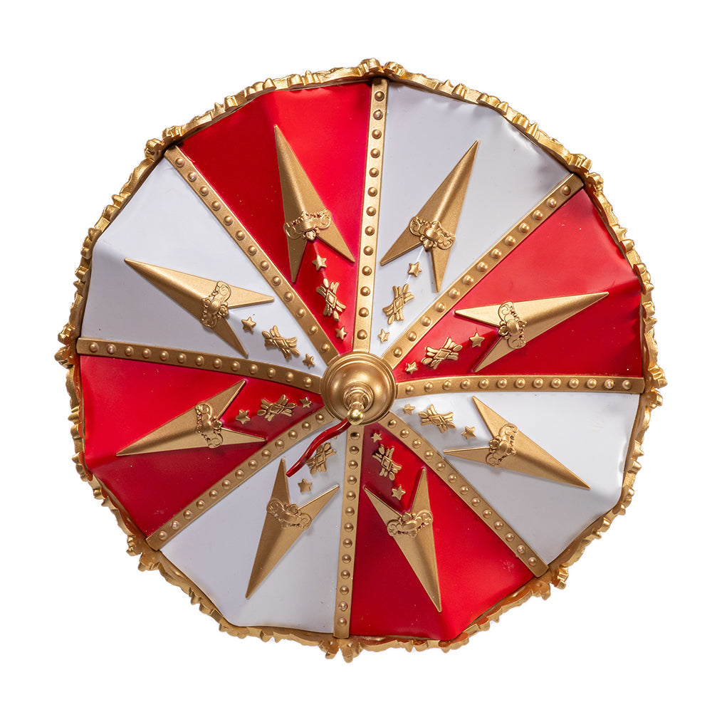 Lit Musical Santa Carousel 11"