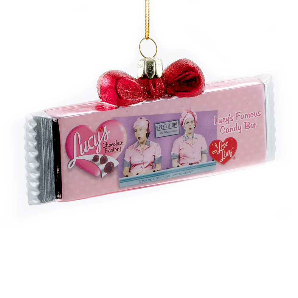 I Love Lucy Chocolate Bar Ornament 5"