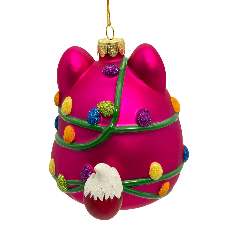 Squishmallow Fifi Glass Ornament 4"