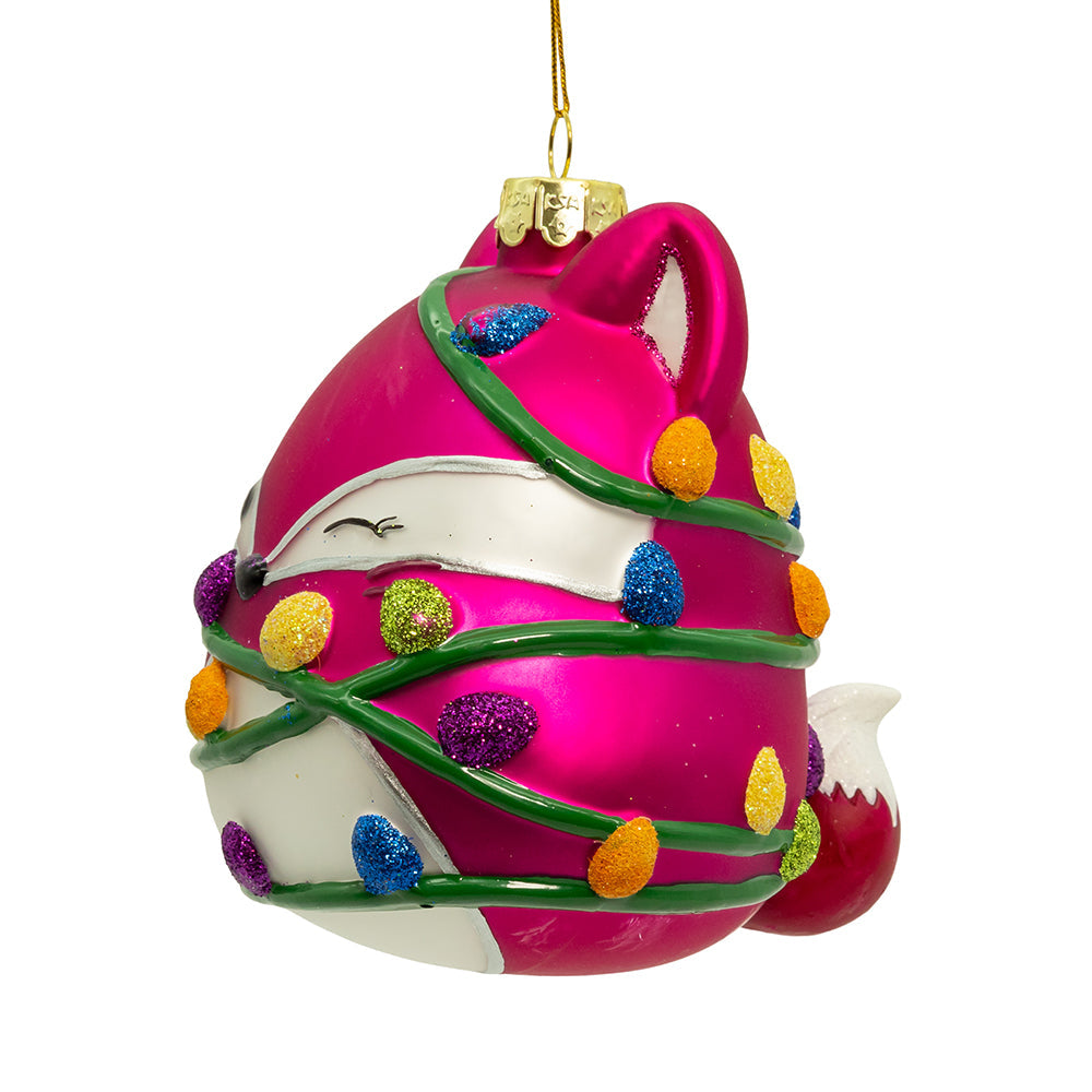 Squishmallow Fifi Glass Ornament 4"