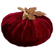 Velvet Pumpkin Burgundy Large 10 x 6"