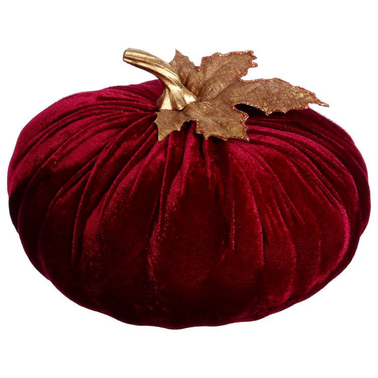 Velvet Pumpkin Burgundy Large 10 x 6"
