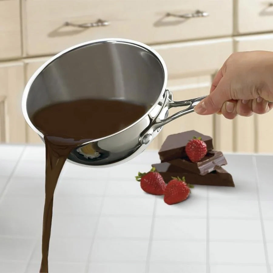 Chef's Classic Stainless Steel Pour Saucepan 1 Quart