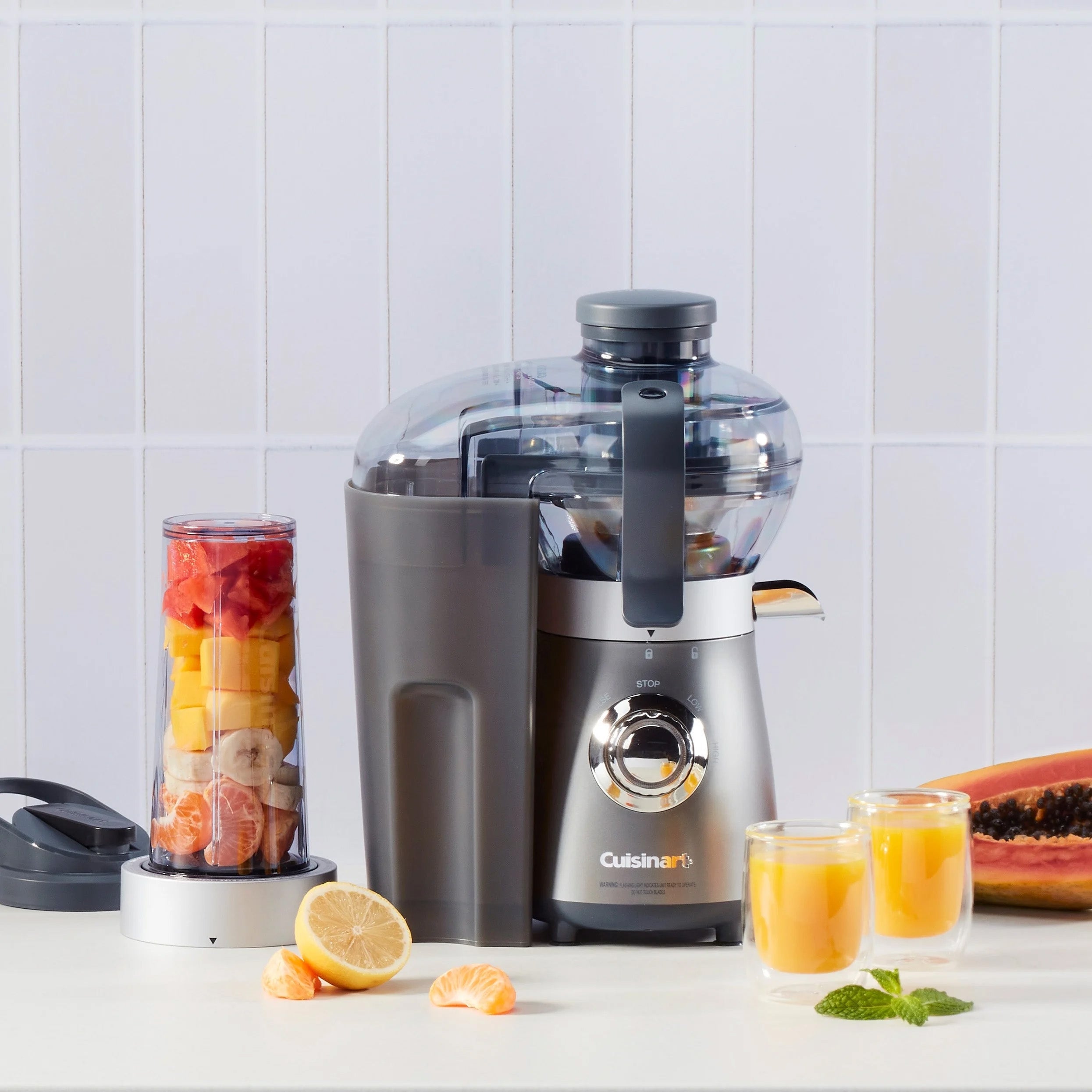 Compact Blender Juice Extractor Combo