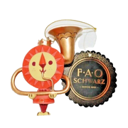 FAO Schwarz Trumpeting Lion Ornament