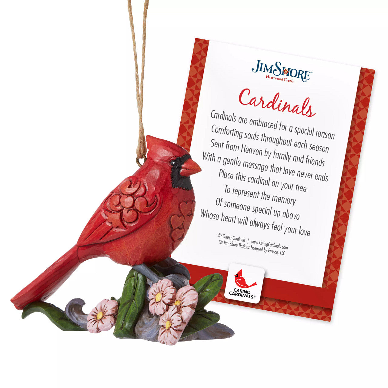 Caring Cardinals Ornament