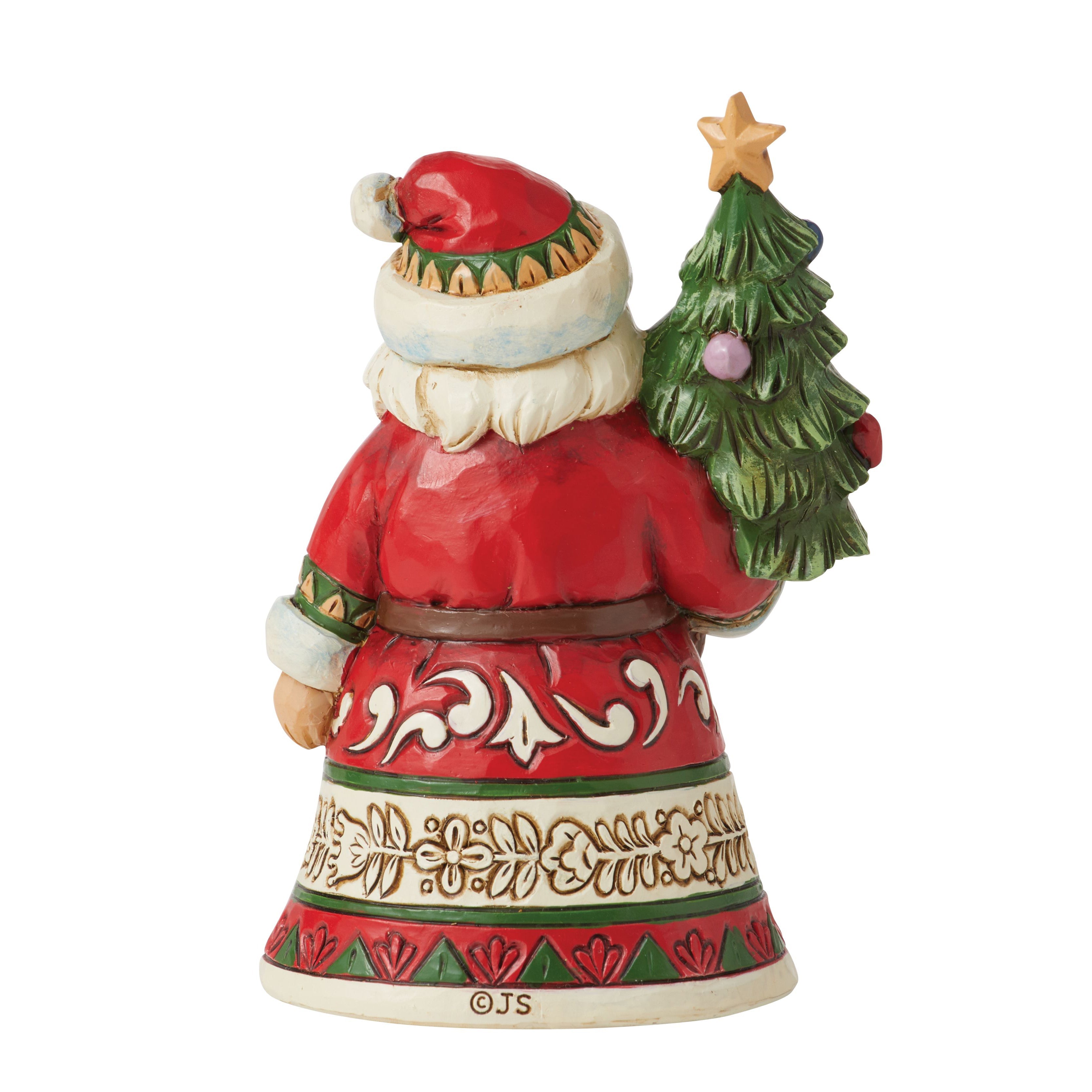 Santa Holding Tree Mini