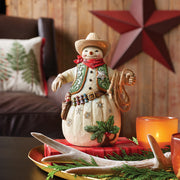 Howdy Winter Cowboy Snowman