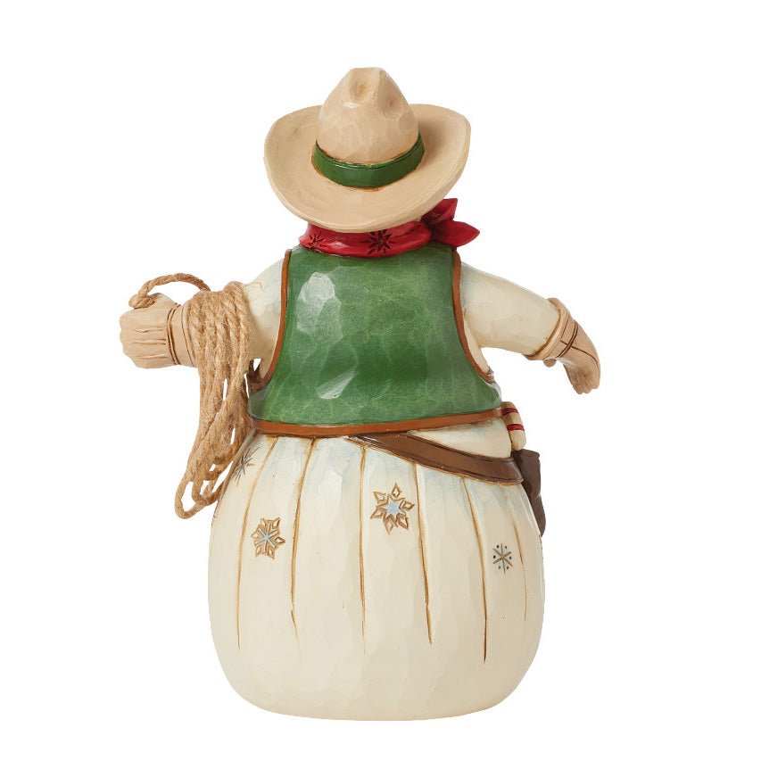 Howdy Winter Cowboy Snowman