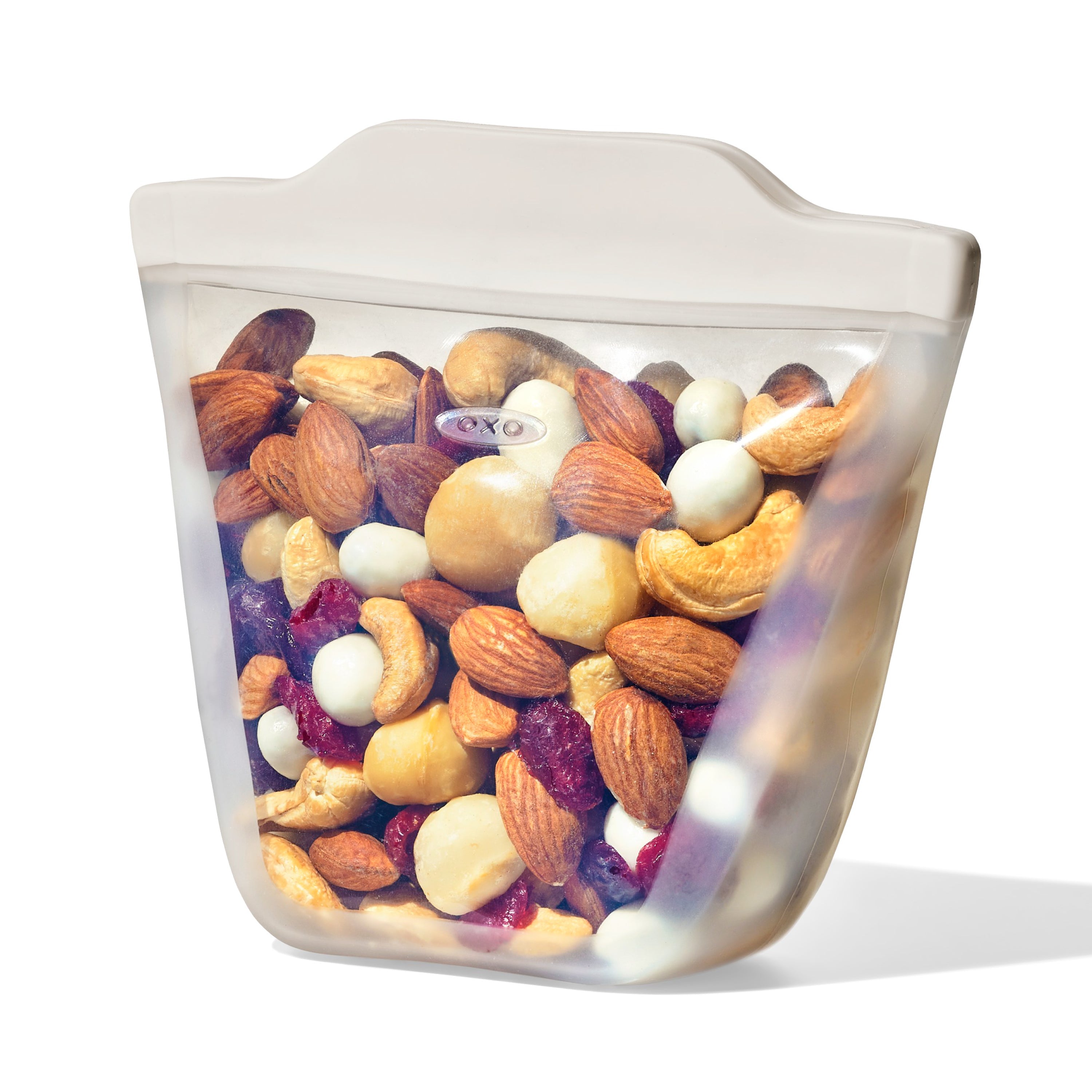 Silicone Reusable Bag Stand Up 8oz Oat