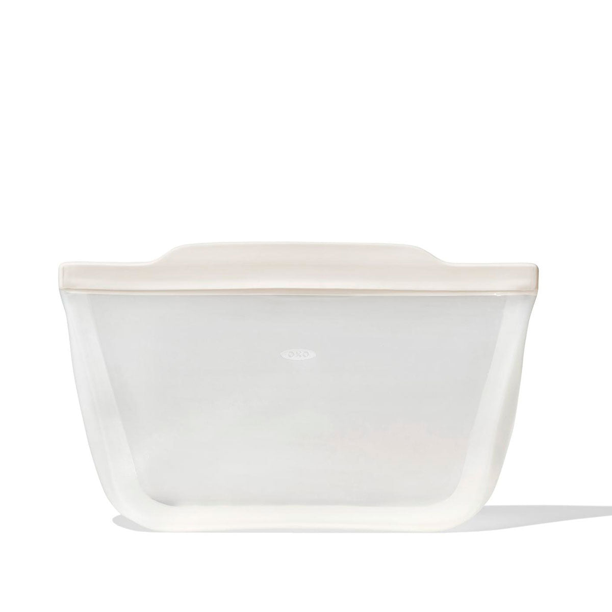 Silicone Reusable Bag Stand-Up Half Gallon 64oz Oat