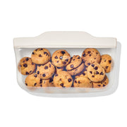 Silicone Reusable Bag Snack Bag 12oz Oat