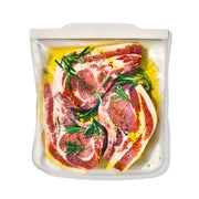 Silicone Reusable Gallon Bag 128oz Oat