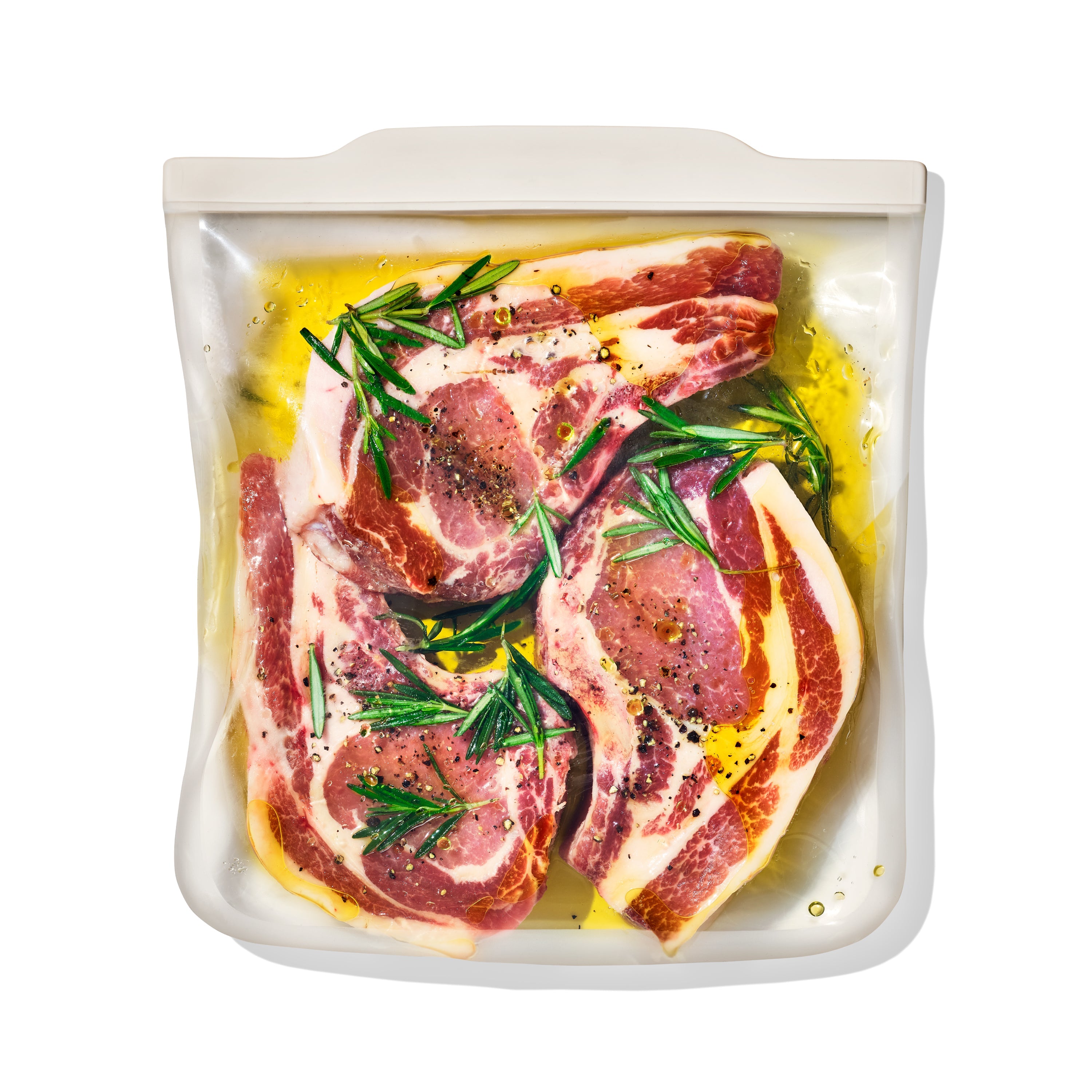 Silicone Reusable Gallon Bag 128oz Oat