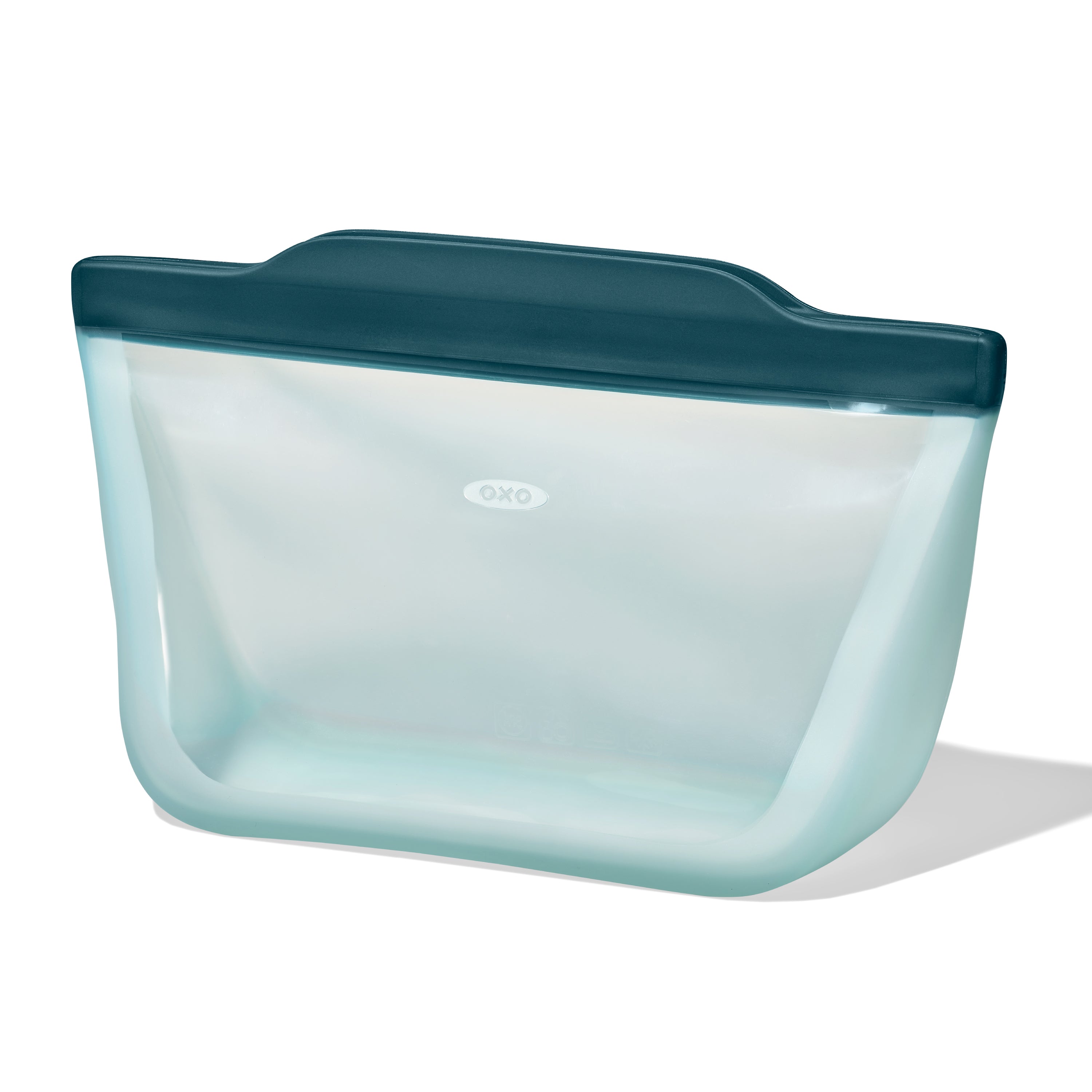 Silicone Reusable Bag Stand-Up Quart 32oz Lagoon