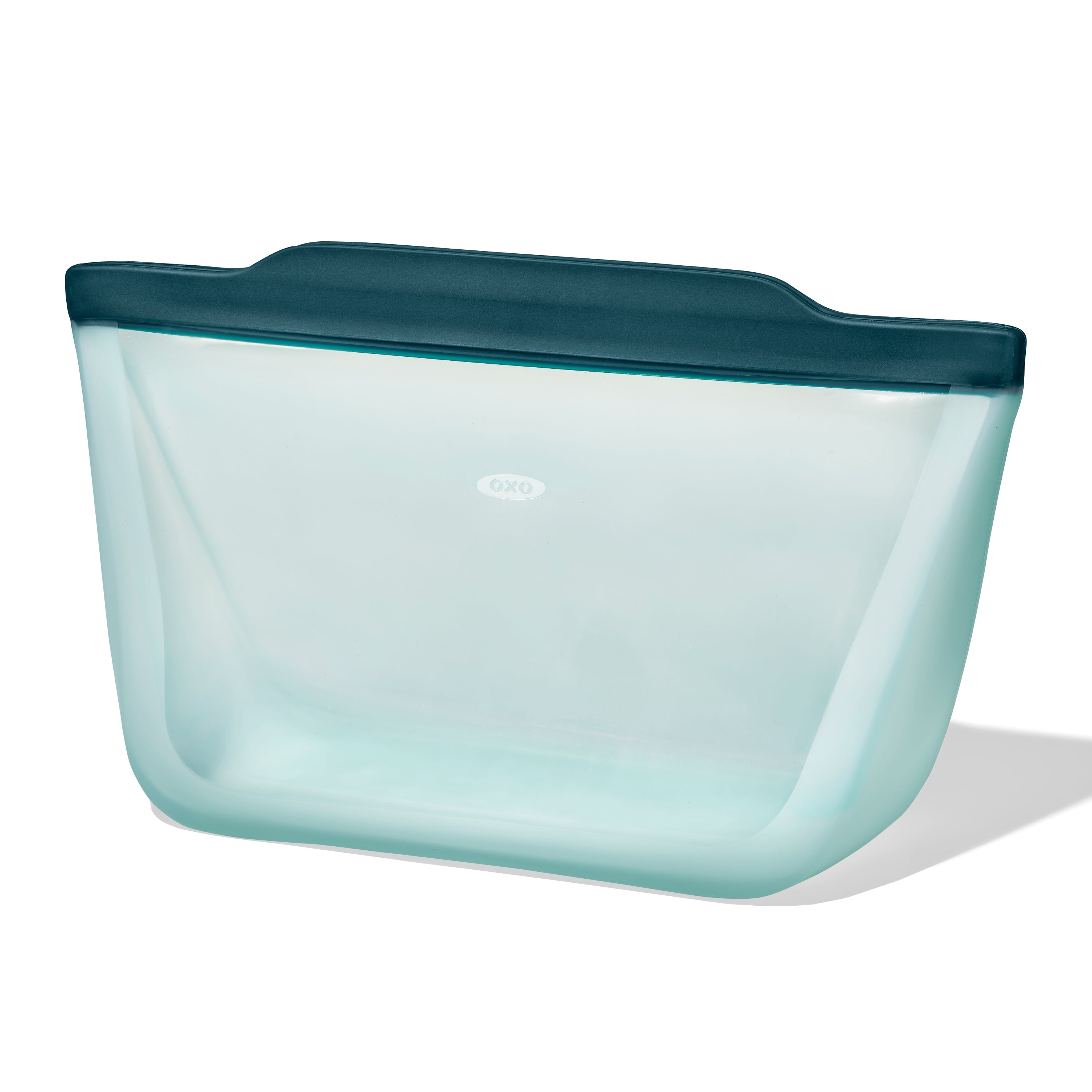 Silicone Reusable Bag Stand Up Half Gallon 64oz Lagoon