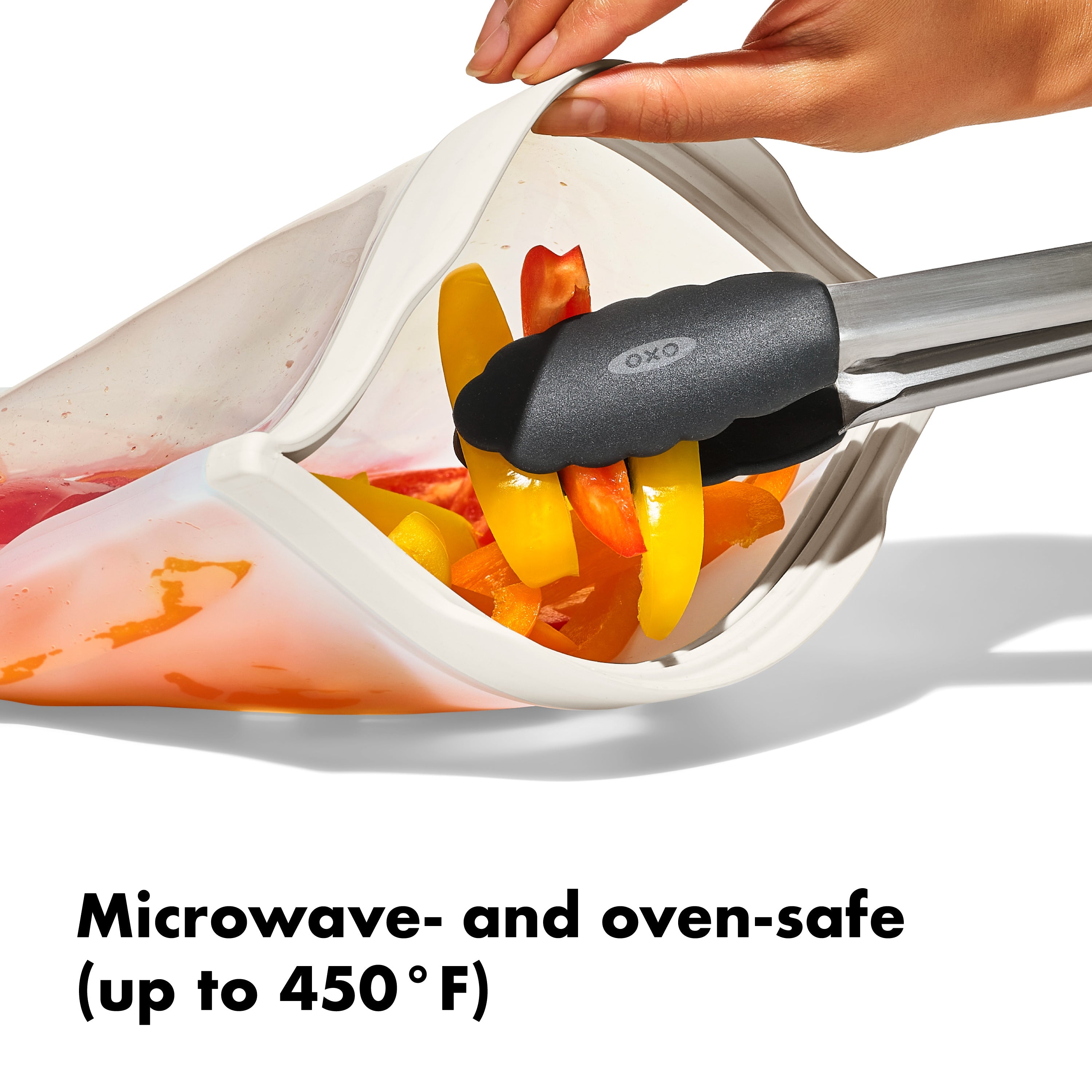 Silicone Reusable Bag Stand Up Half Gallon 64oz Lagoon